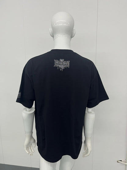 LUV Rhinestone "drip" tee