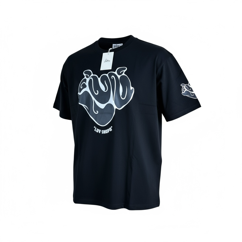 Luv $hopo Paw Puff Print Tee