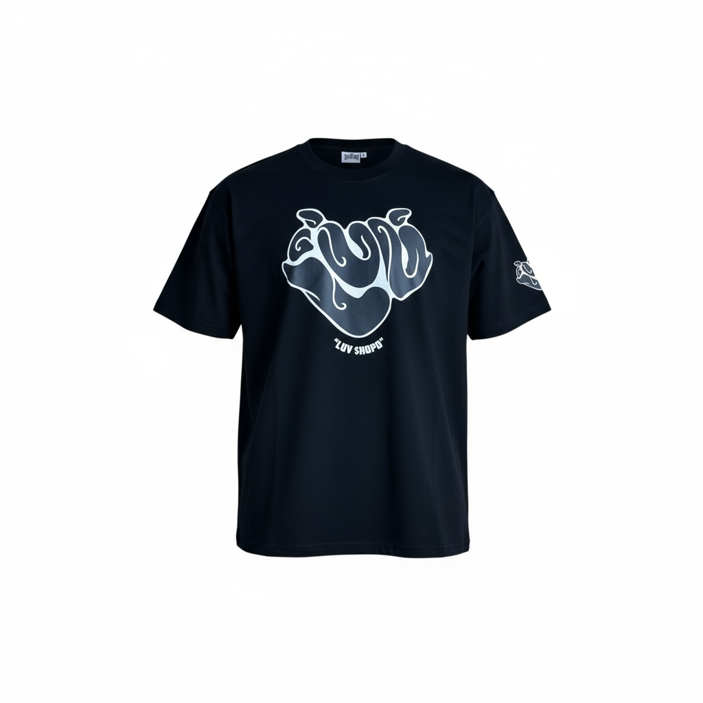 Luv $hopo Paw Puff Print Tee